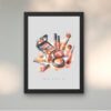 Cosmetics black wall art