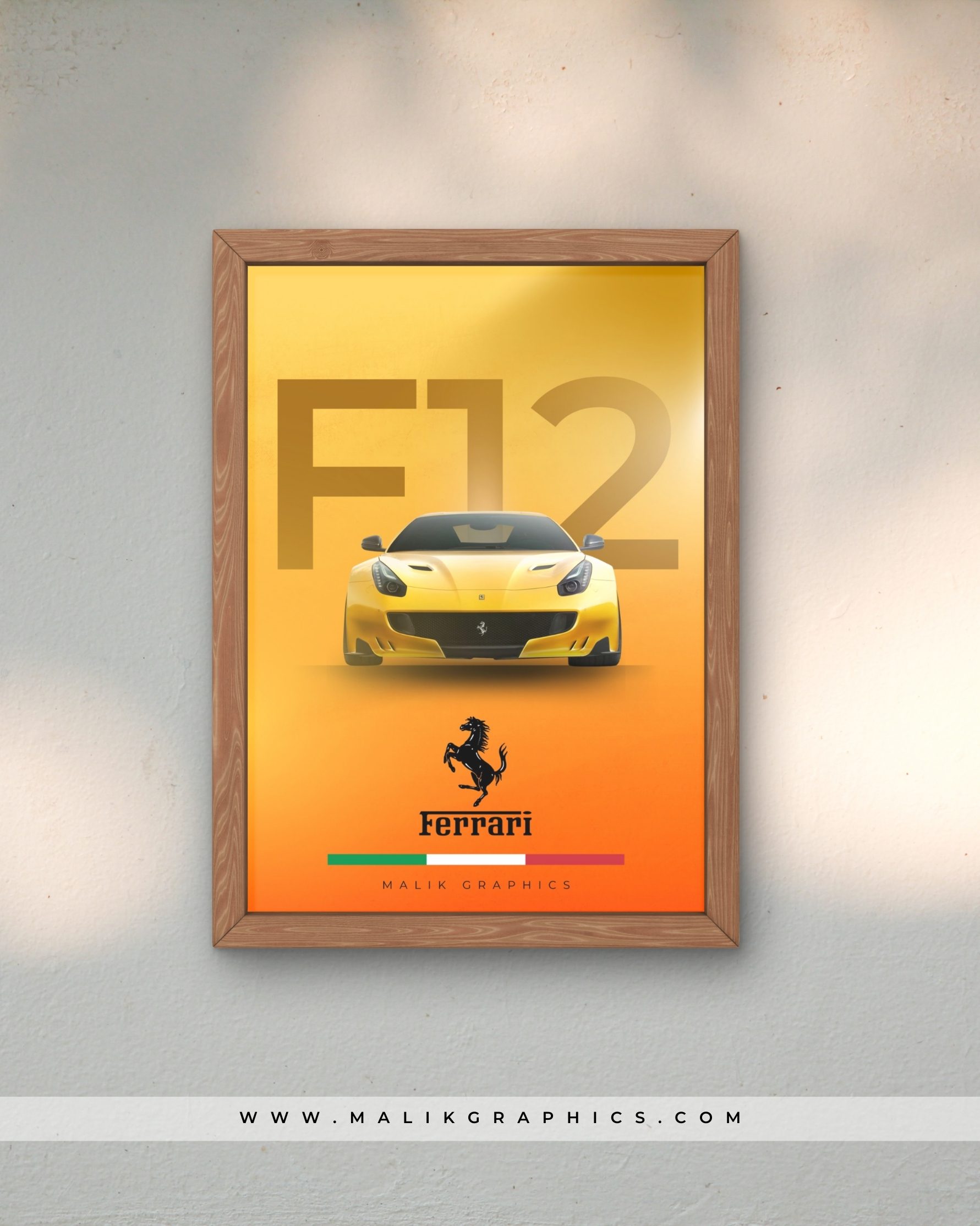 Ferrari F12 - Swagger Masterpiece Wall Art - Image 2