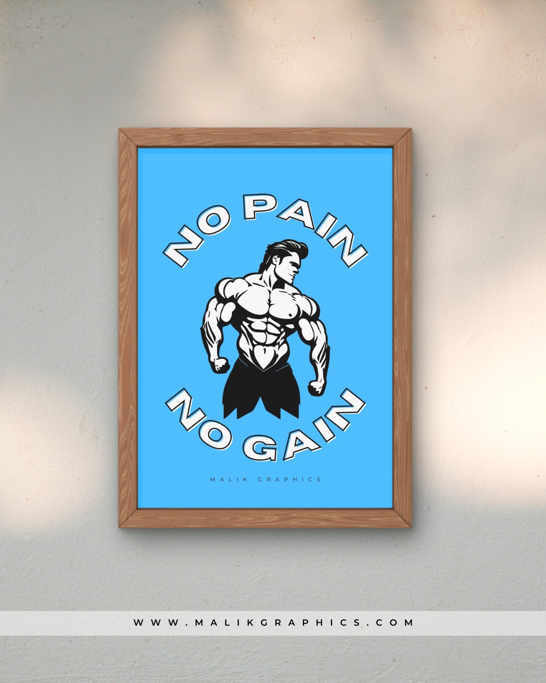 No Pain, No Gain Wall Art - Image 2