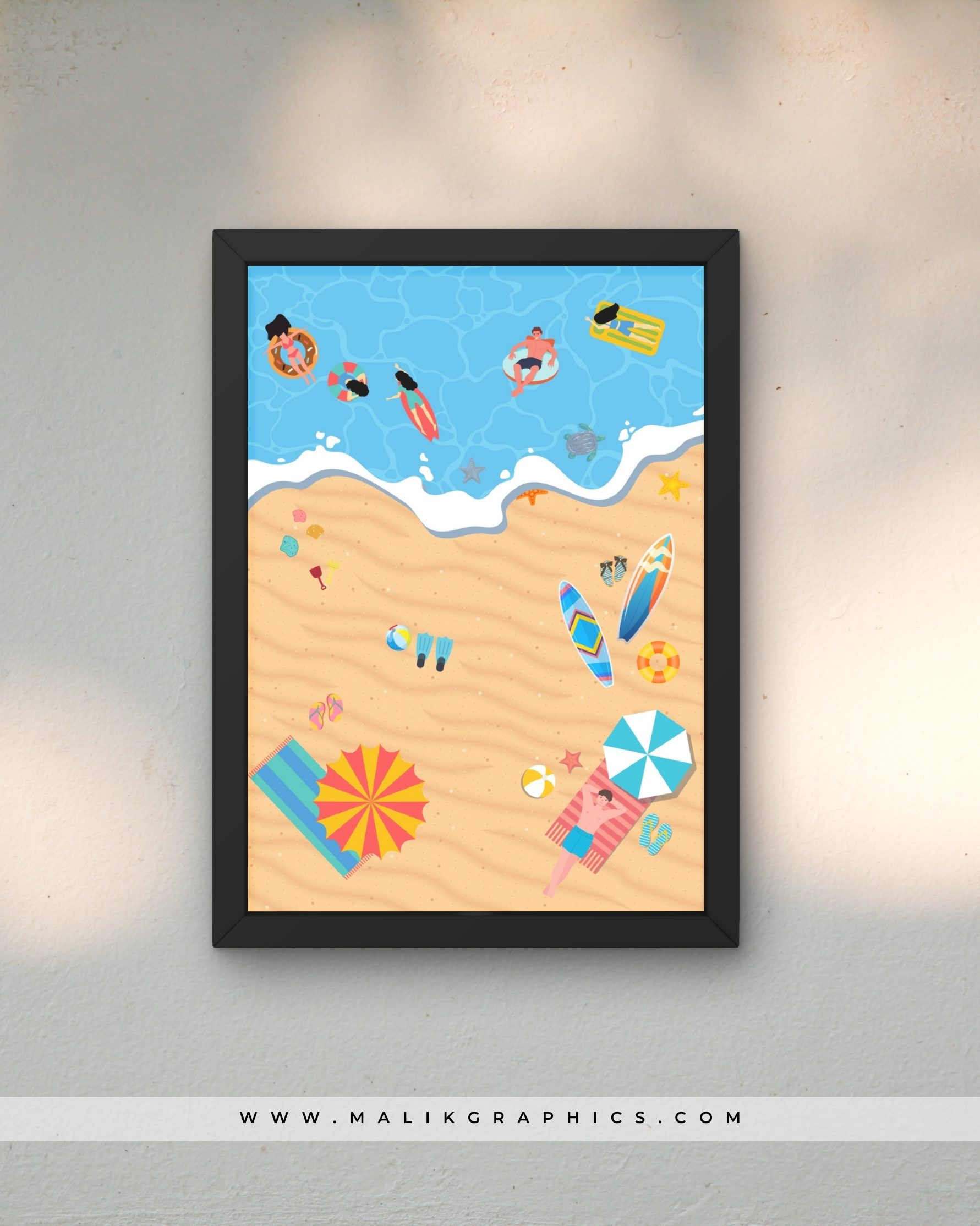 Beach Shore Wall Art - Coastal Nature Decor - Image 4