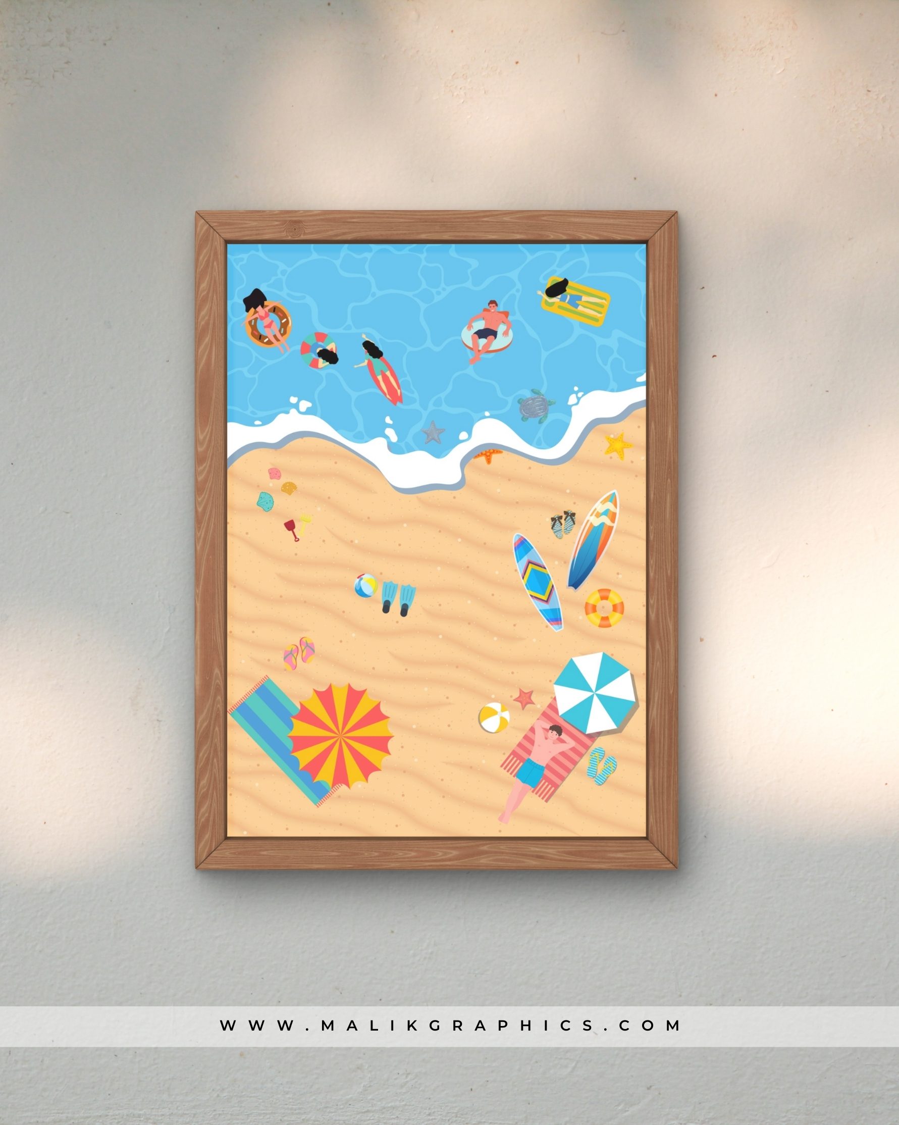 Beach Shore Wall Art - Coastal Nature Decor - Image 3