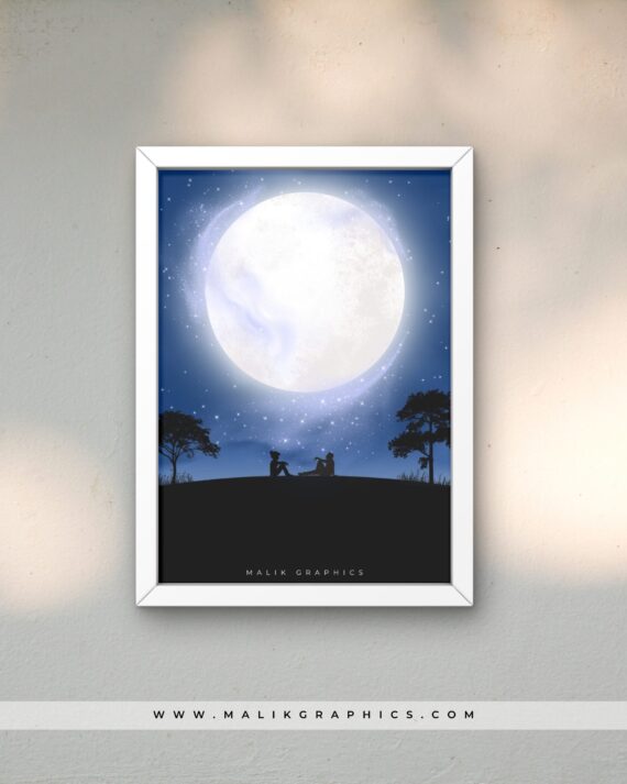 Couple White Wall Art