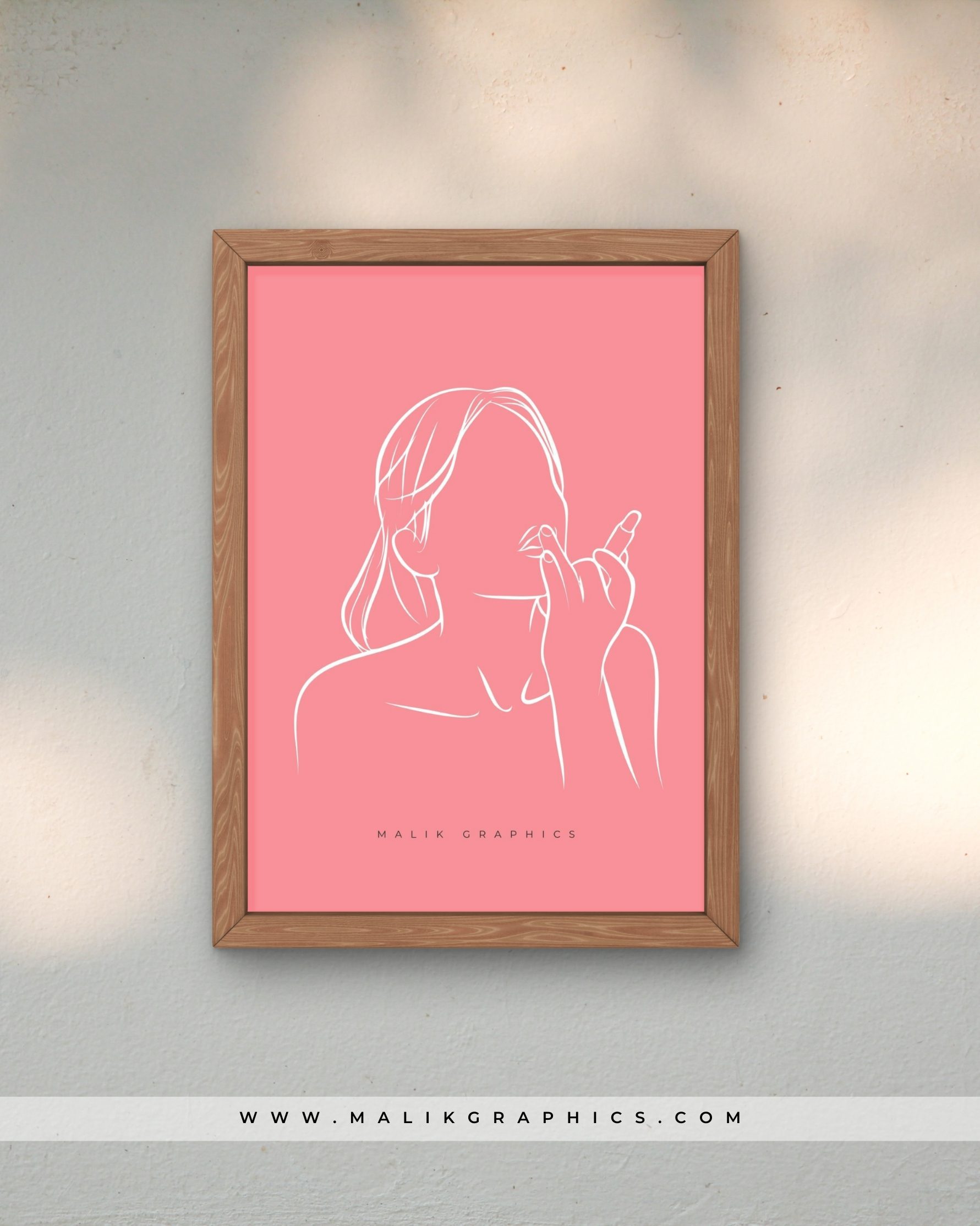 Sassy Girl - Minimalist Wall Art - Image 2
