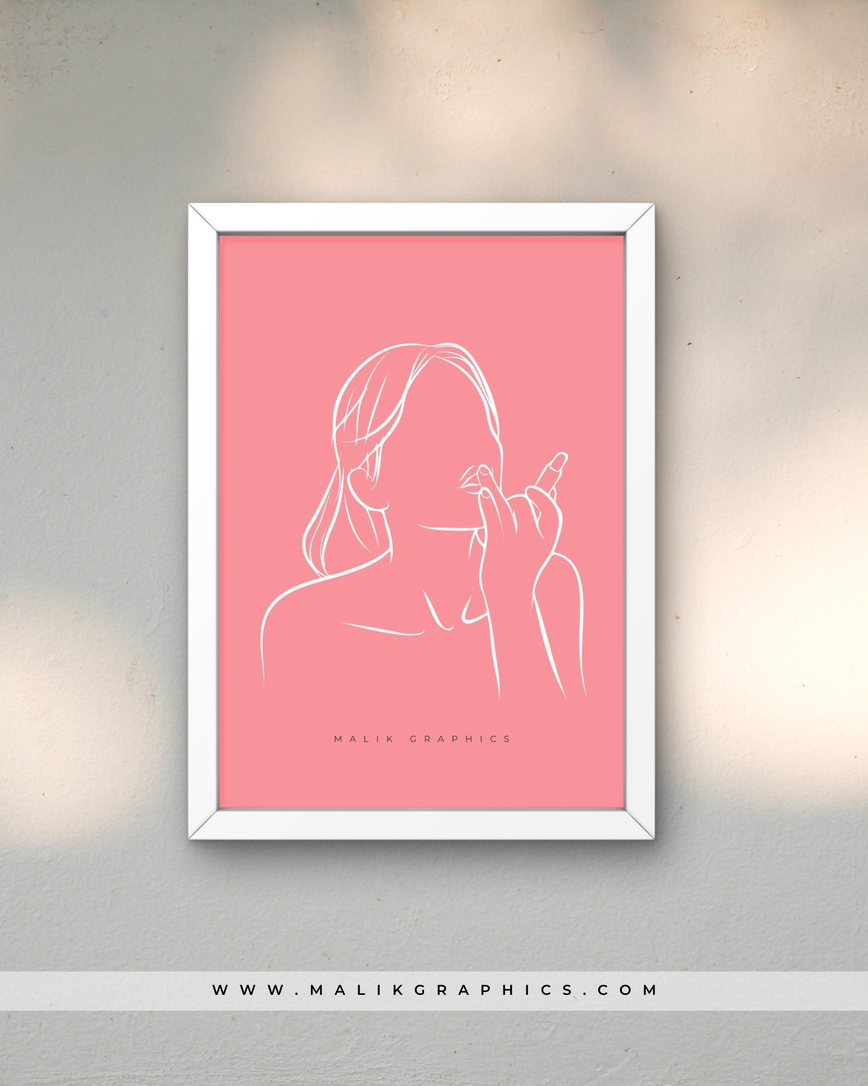 Sassy Girl - Minimalist Wall Art - Image 3