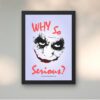 joker DK brown wall art