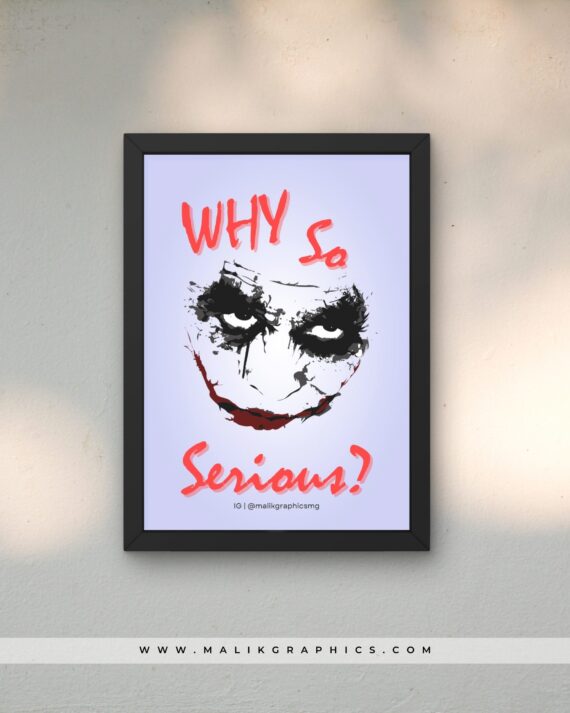 joker DK brown wall art