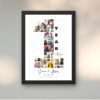 1 Year With You Collage Frame Black
