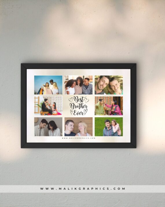 Best Brother Ever β Custom Photo Collage Frame