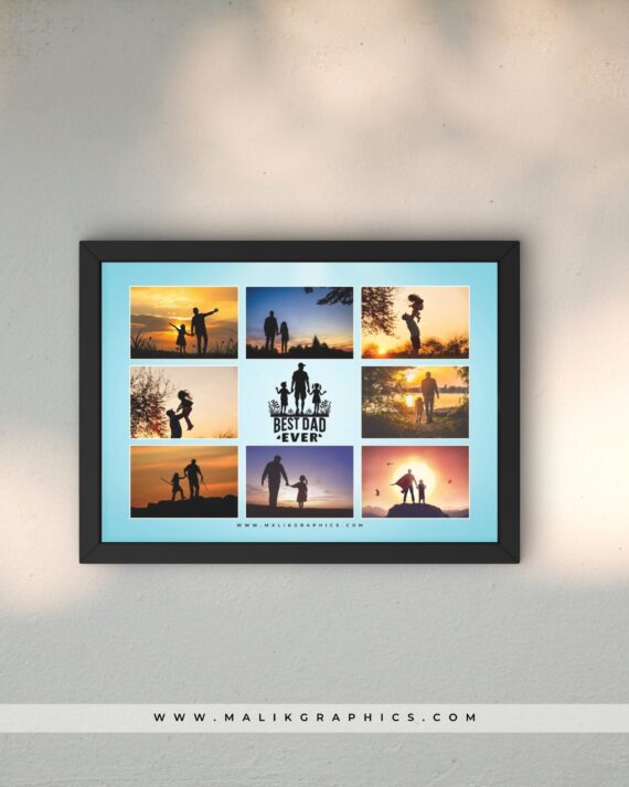 Best Dad Ever β Personalized Collage Frame