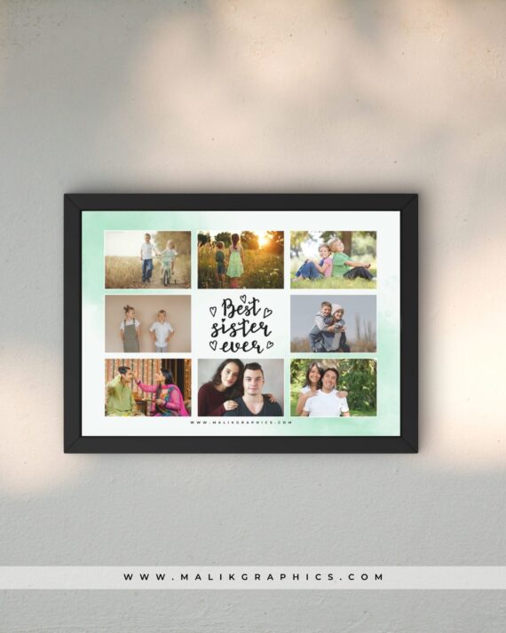 Best Sister Ever β Personalized Collage Frame