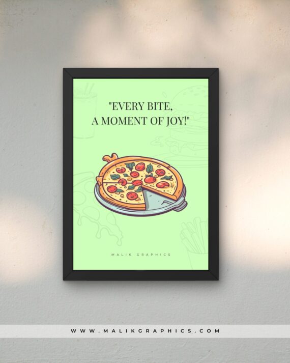 Restaurant black wall art