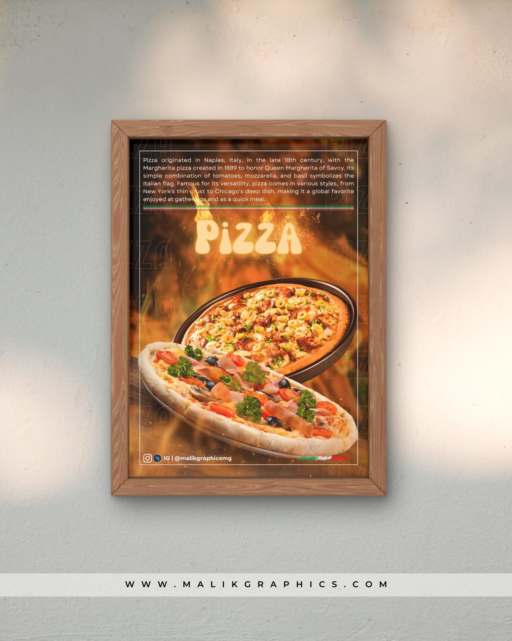 PIZZA โ A Slice of Heaven Wall Art - Image 2
