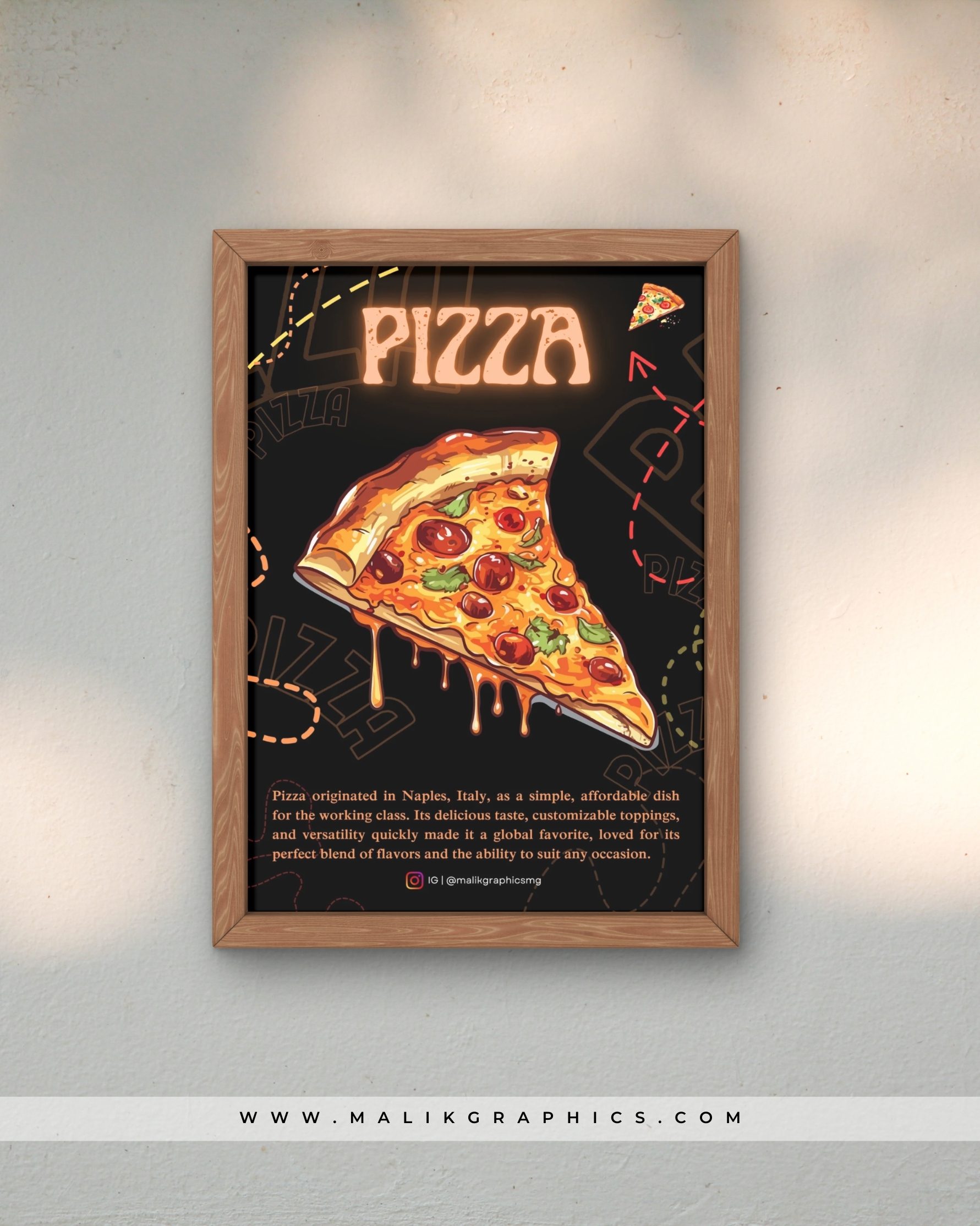 Pizza Drip – Ultimate Temptation Wall Art - Image 2