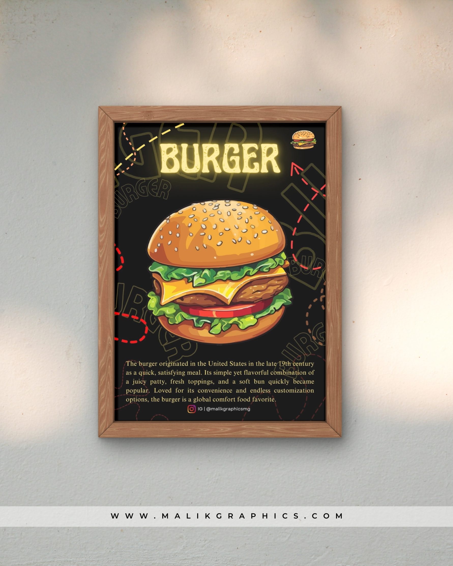 Burger Lust – The Ultimate Bite Wall Art - Image 2