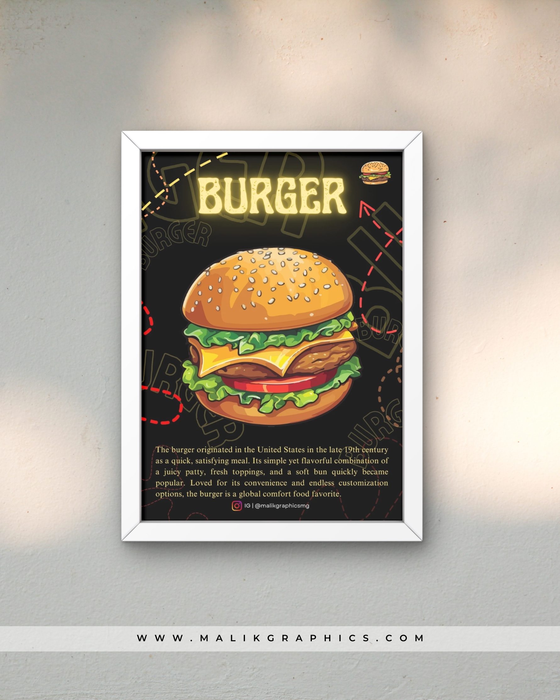 Burger Lust – The Ultimate Bite Wall Art - Image 3