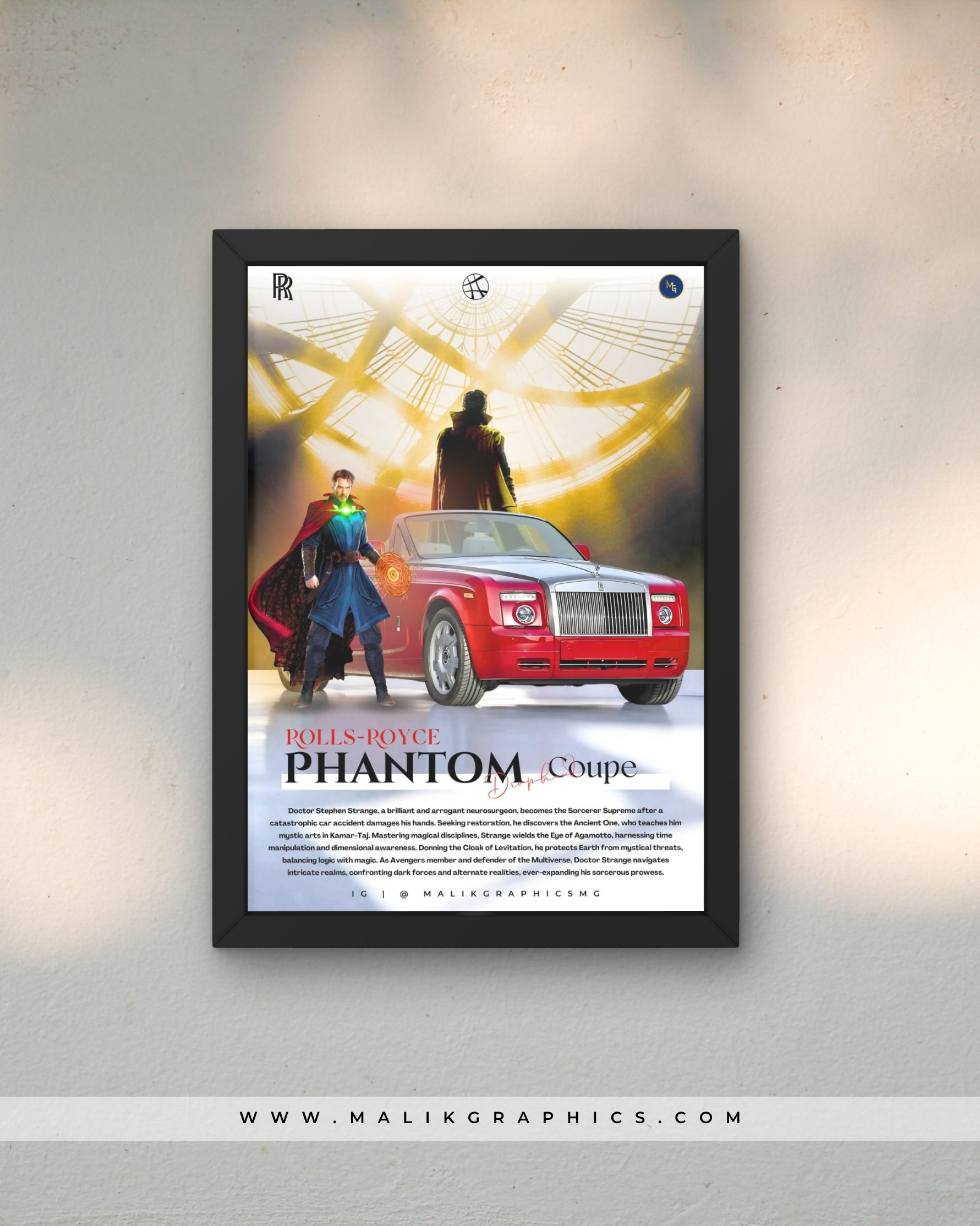 Rolls-Royce black wall art