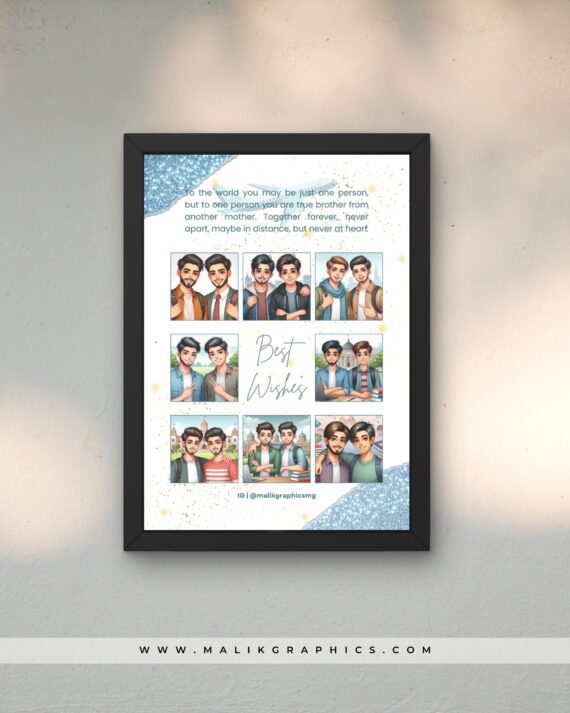 Best friends frame black