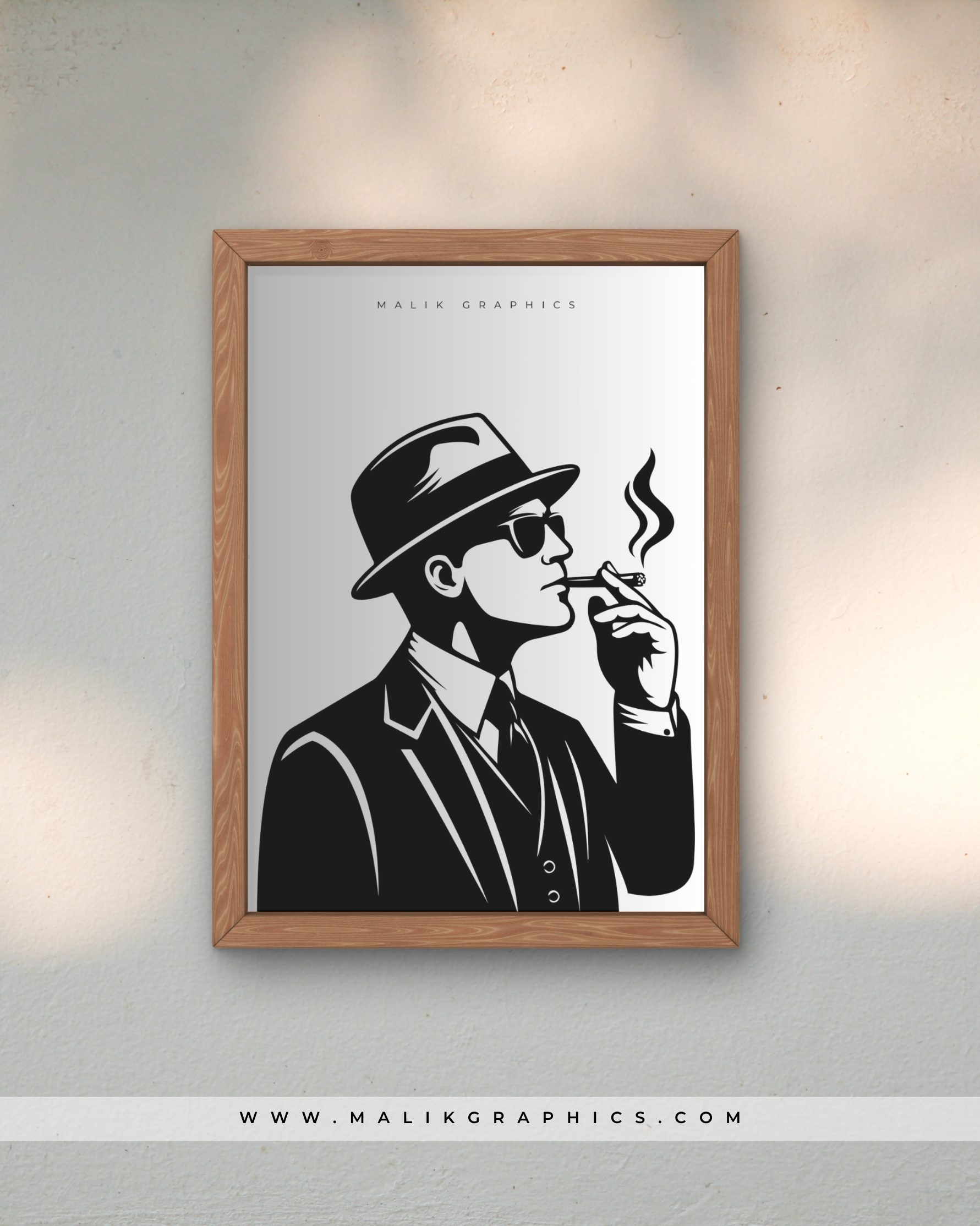 Smoking Gentleman β Timeless Class Wall Art - Image 2