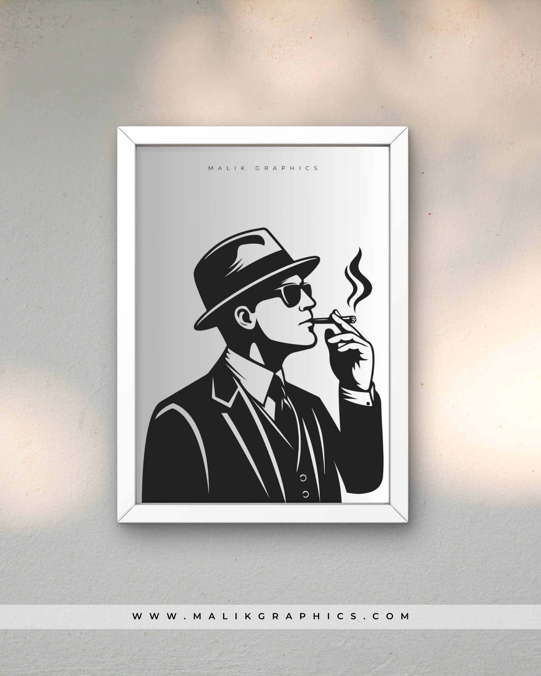 Smoking Gentleman β Timeless Class Wall Art - Image 3