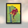superhero black wall art